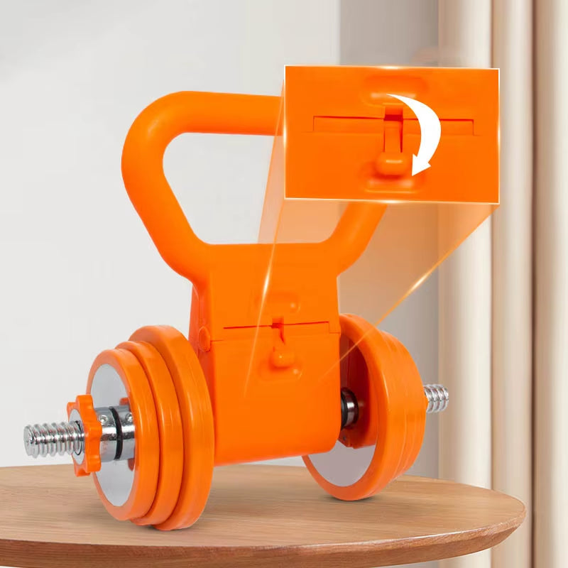 1PCS Kettlebell Grip Handle for Dumbbell Strength Training Fitness Equipment Accessory Not Include Dumbbell