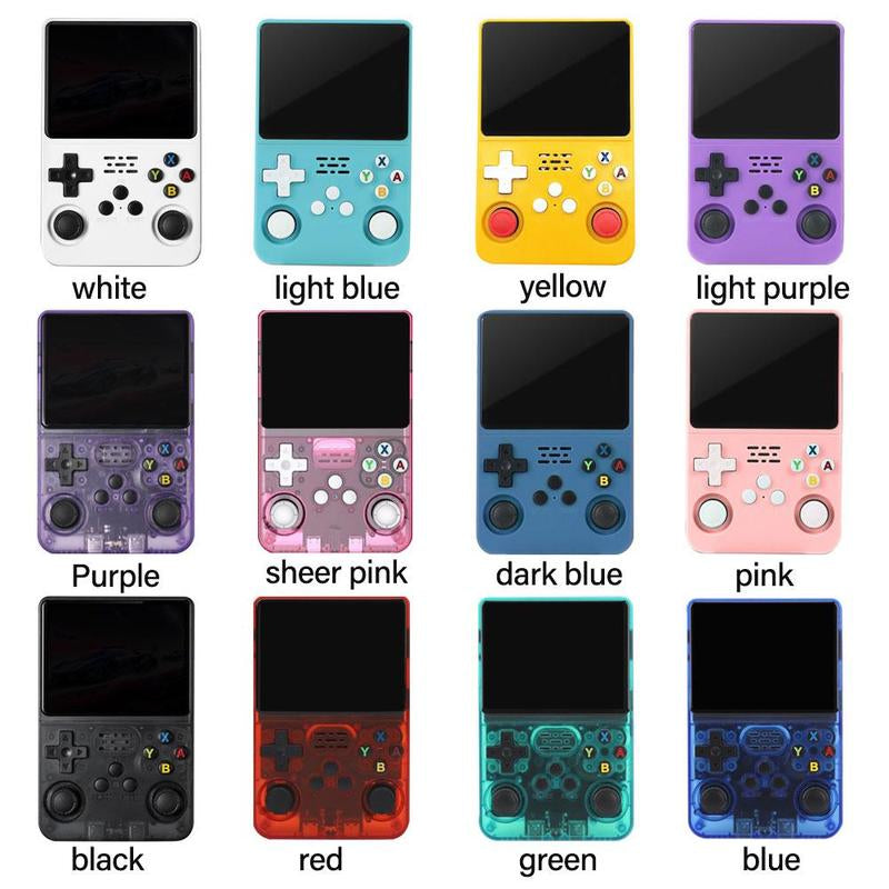 WUDS R36S Retro Video Handheld Game Console with 4K HD 3.5-Inch IPS Screen, 3000Mah Battery, 32G+64G TF Card, and 16,000+ Games