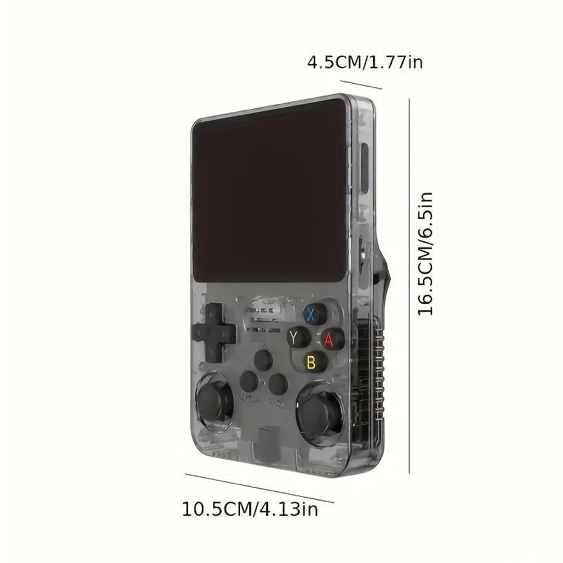 WUDS R36S Retro Video Handheld Game Console with 4K HD 3.5-Inch IPS Screen, 3000Mah Battery, 32G+64G TF Card, and 16,000+ Games