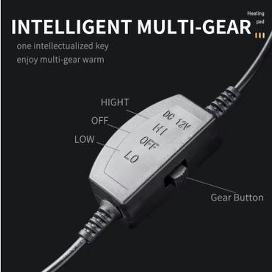 Winter Heated Car Seat Cover 12V Heating Warmer Car Seat Cushion Auto Universal Car Seat Protector Cloak Cover Pads Set