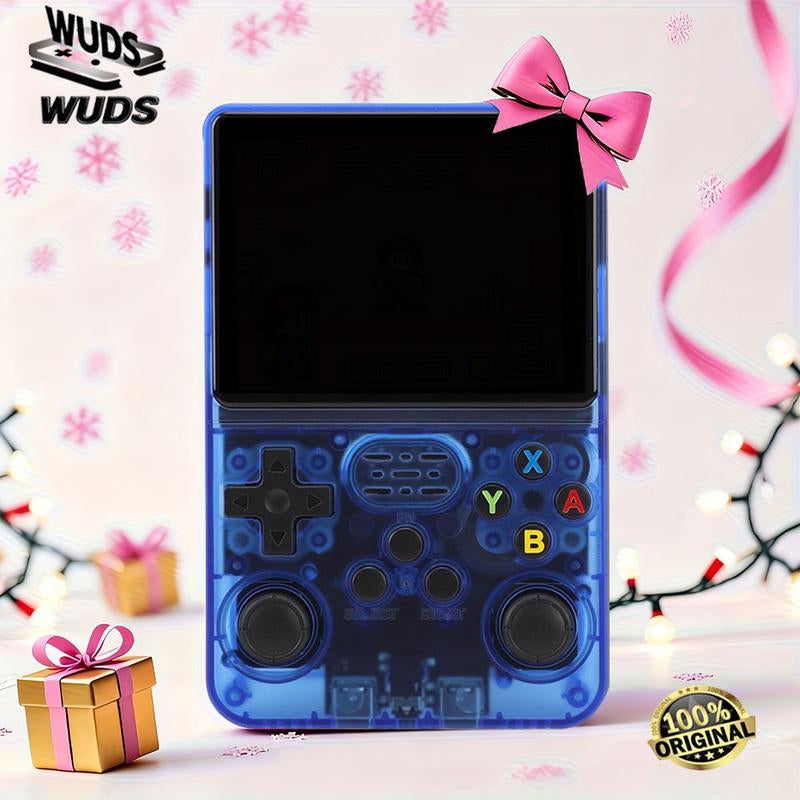 WUDS R36S Retro Video Handheld Game Console with 4K HD 3.5-Inch IPS Screen, 3000Mah Battery, 32G+64G TF Card, and 16,000+ Games