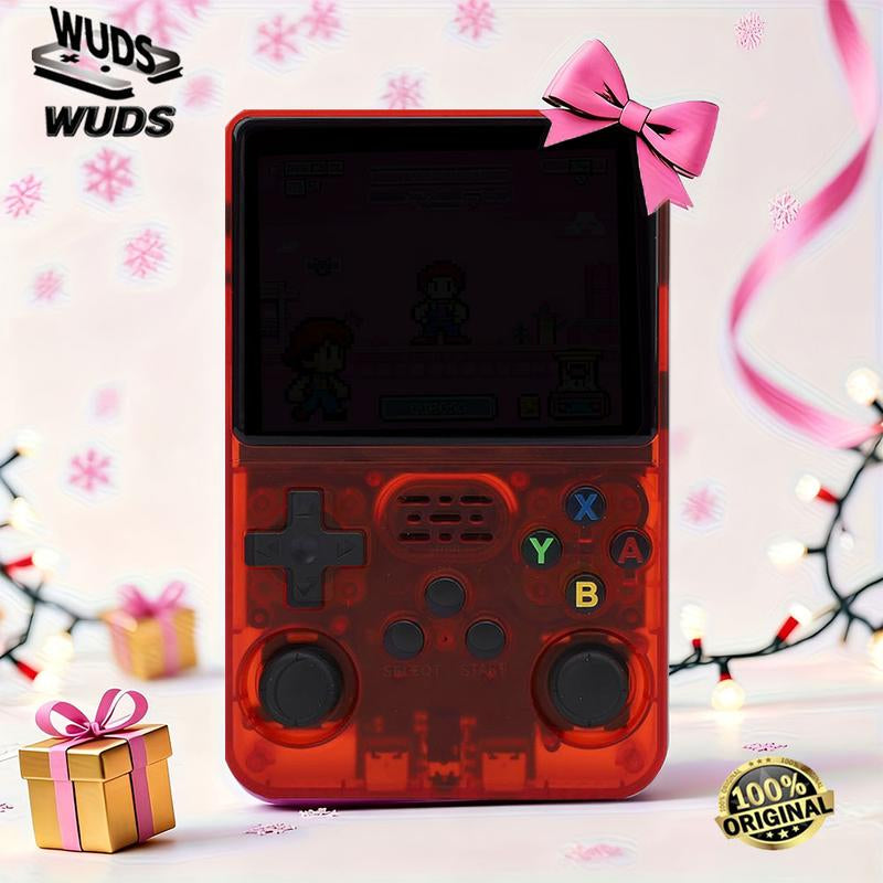 WUDS R36S Retro Video Handheld Game Console with 4K HD 3.5-Inch IPS Screen, 3000Mah Battery, 32G+64G TF Card, and 16,000+ Games