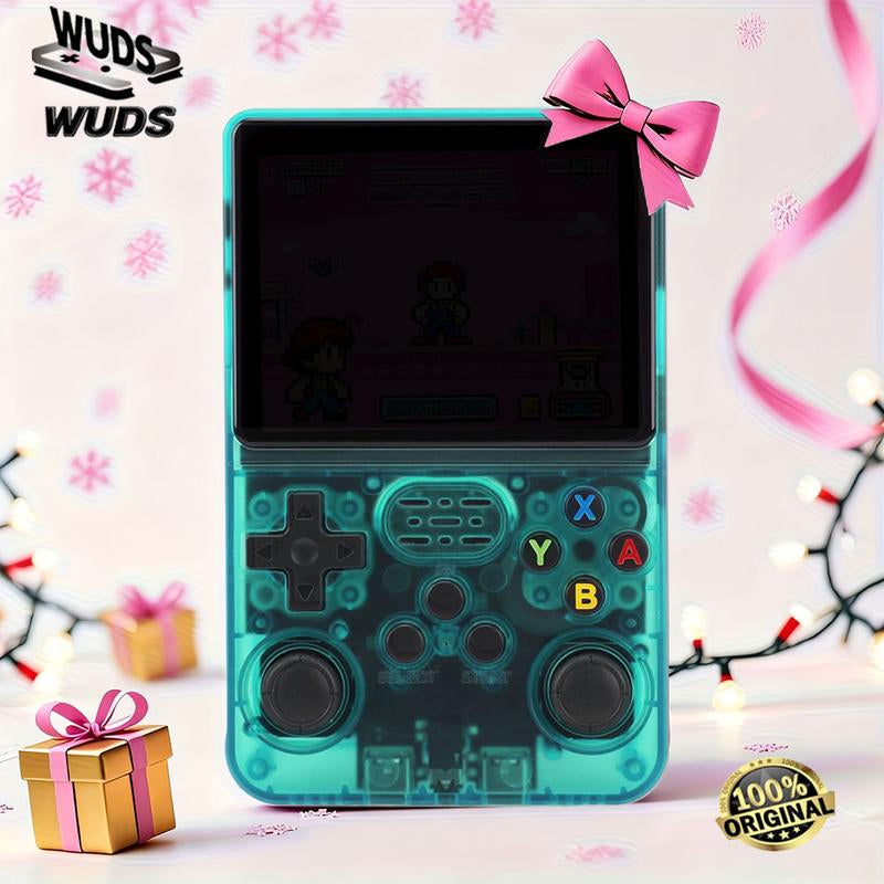 WUDS R36S Retro Video Handheld Game Console with 4K HD 3.5-Inch IPS Screen, 3000Mah Battery, 32G+64G TF Card, and 16,000+ Games