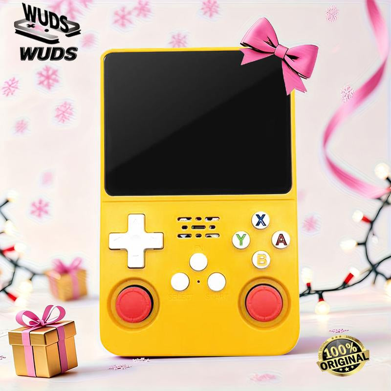 WUDS R36S Retro Video Handheld Game Console with 4K HD 3.5-Inch IPS Screen, 3000Mah Battery, 32G+64G TF Card, and 16,000+ Games