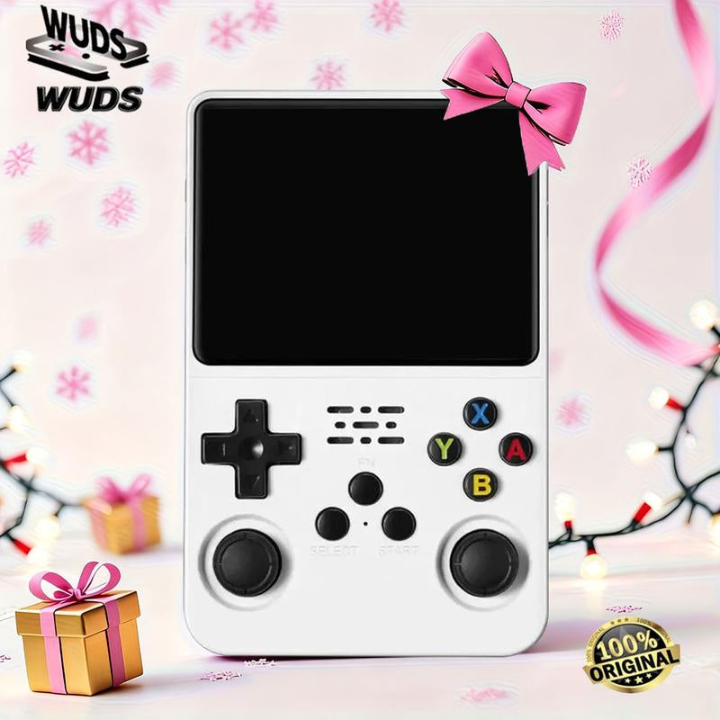 WUDS R36S Retro Video Handheld Game Console with 4K HD 3.5-Inch IPS Screen, 3000Mah Battery, 32G+64G TF Card, and 16,000+ Games
