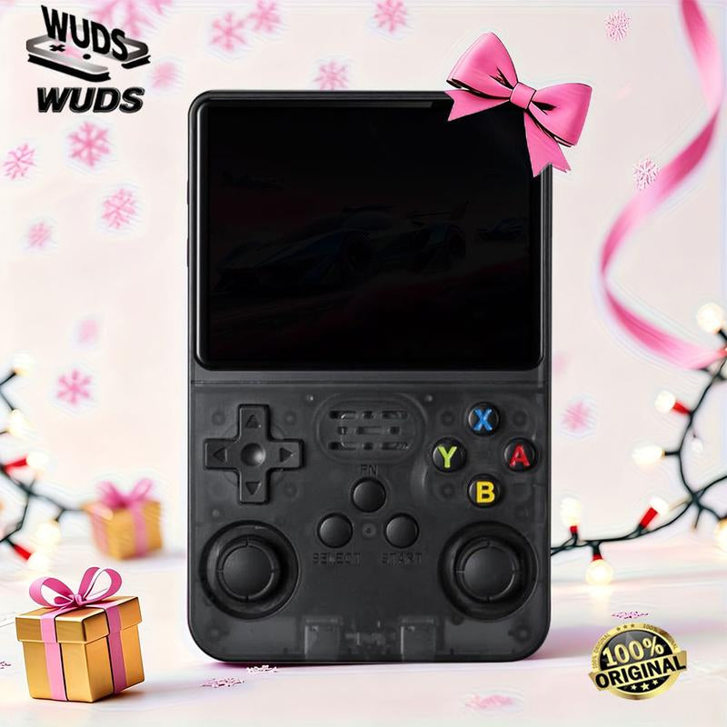 WUDS R36S Retro Video Handheld Game Console with 4K HD 3.5-Inch IPS Screen, 3000Mah Battery, 32G+64G TF Card, and 16,000+ Games