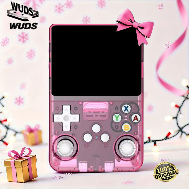 WUDS R36S Retro Video Handheld Game Console with 4K HD 3.5-Inch IPS Screen, 3000Mah Battery, 32G+64G TF Card, and 16,000+ Games